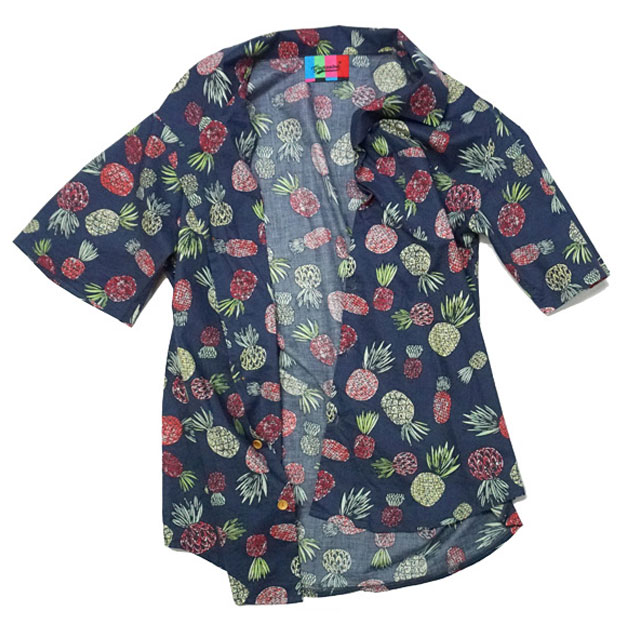 [ginghambus/깅엄버스]Tropical Kitch mood Aloha shirts(3color)/남자반팔셔츠/남자바캉스셔츠/하와이언셔츠/야자패턴셔츠