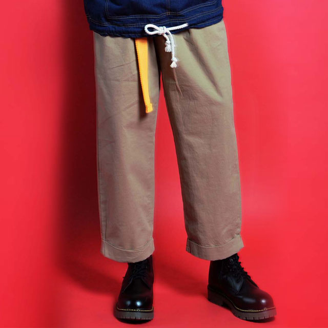 [ginghambus/깅엄버스]Wide Turnup Chino Pants(3color/남자통바지/남자와이드팬츠/남자치노팬츠