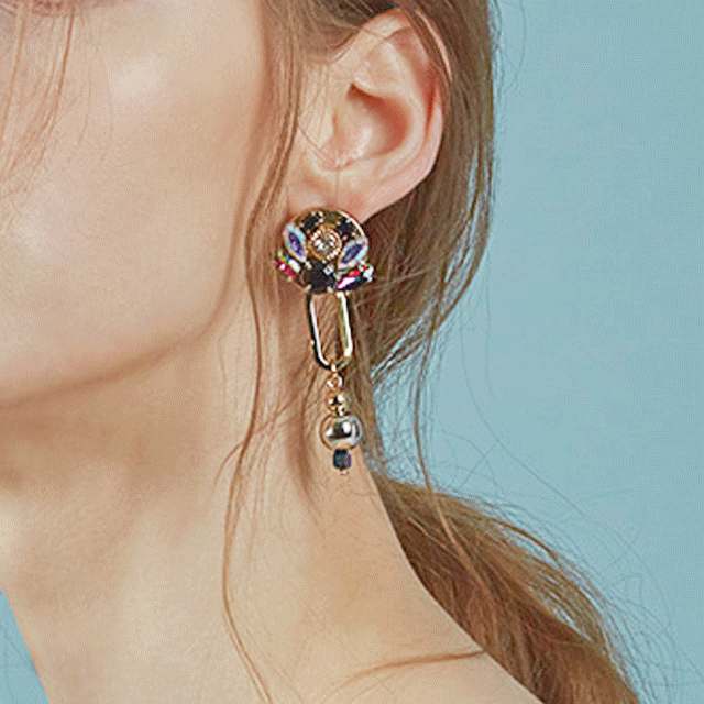 [803studio]Selena Crystal drop earring