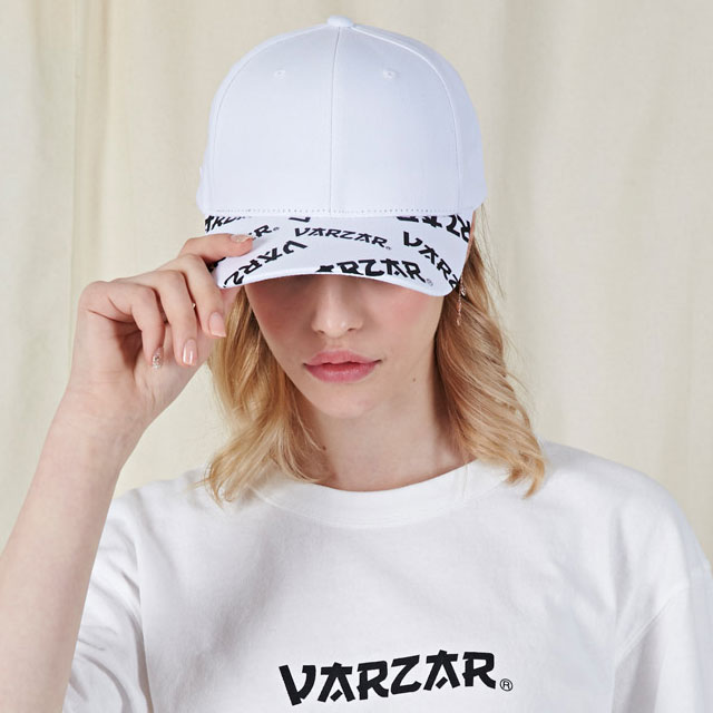 [VARZAR]Varzar multi logo ballcap white
